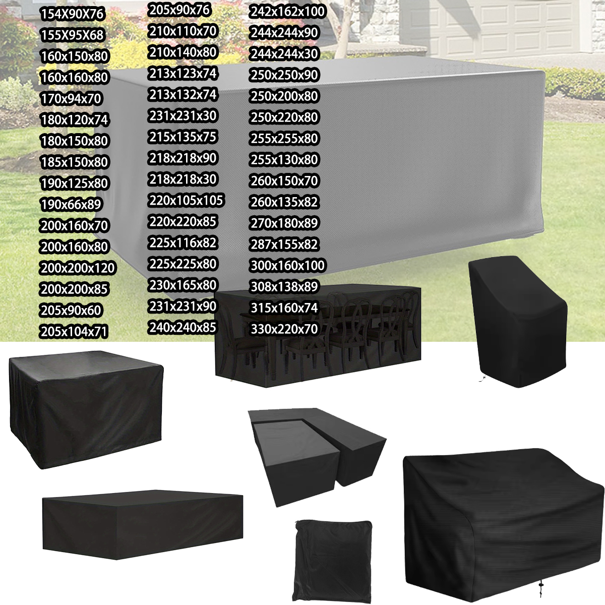 Outdoor Furniture Cover 320 Si - Outdoor Furniture Cover Xl review and price