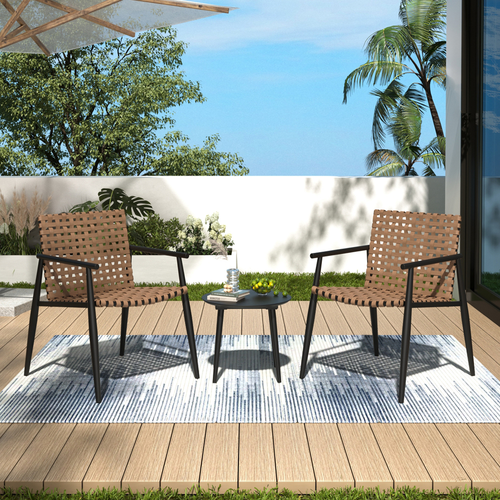 PE Rattan Outdoor Chat Set 2 C - Outdoor Furniture On Sale review and price