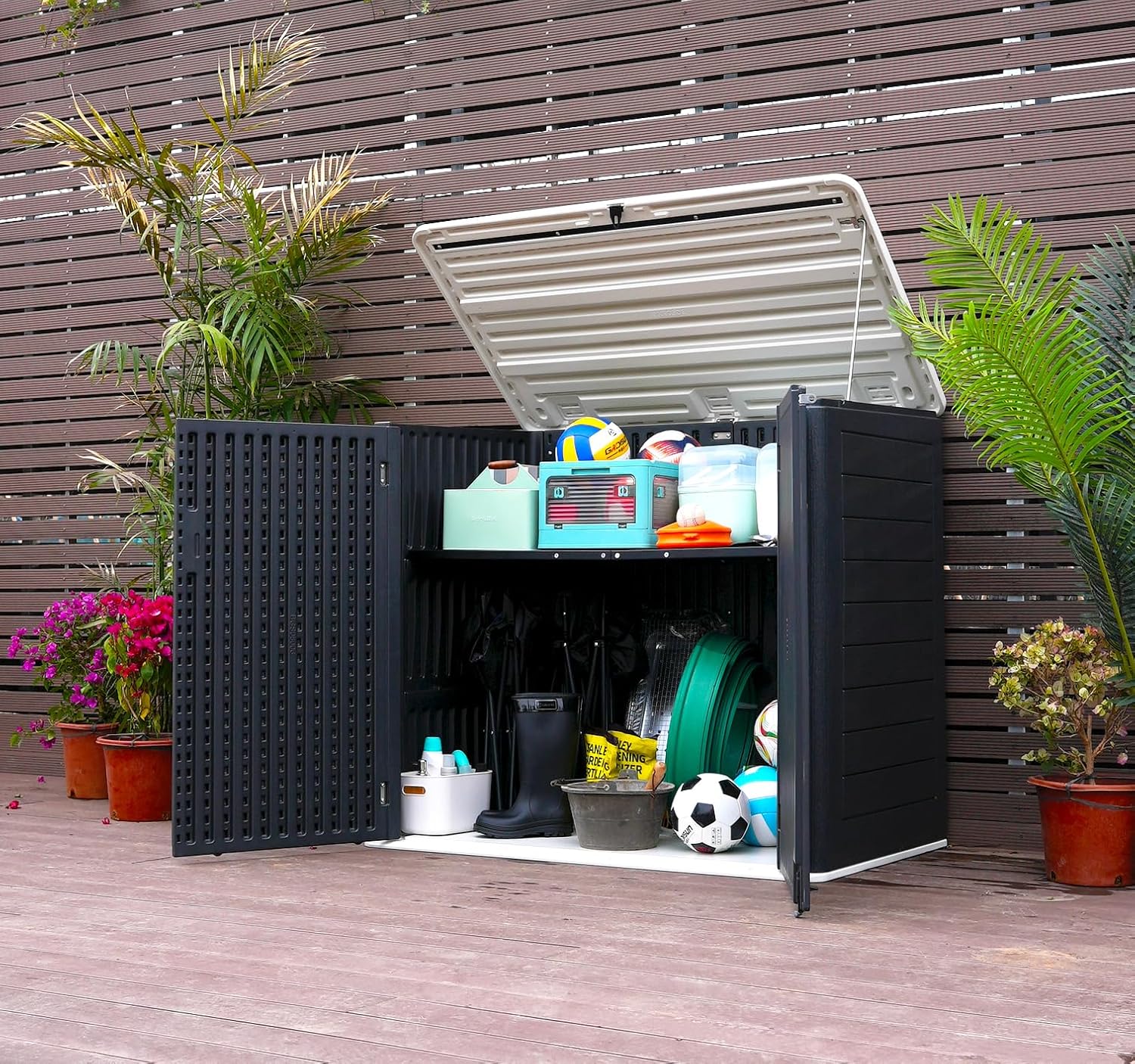 Weather-Resistant Horizontal O - Garden Storage Box review and price
