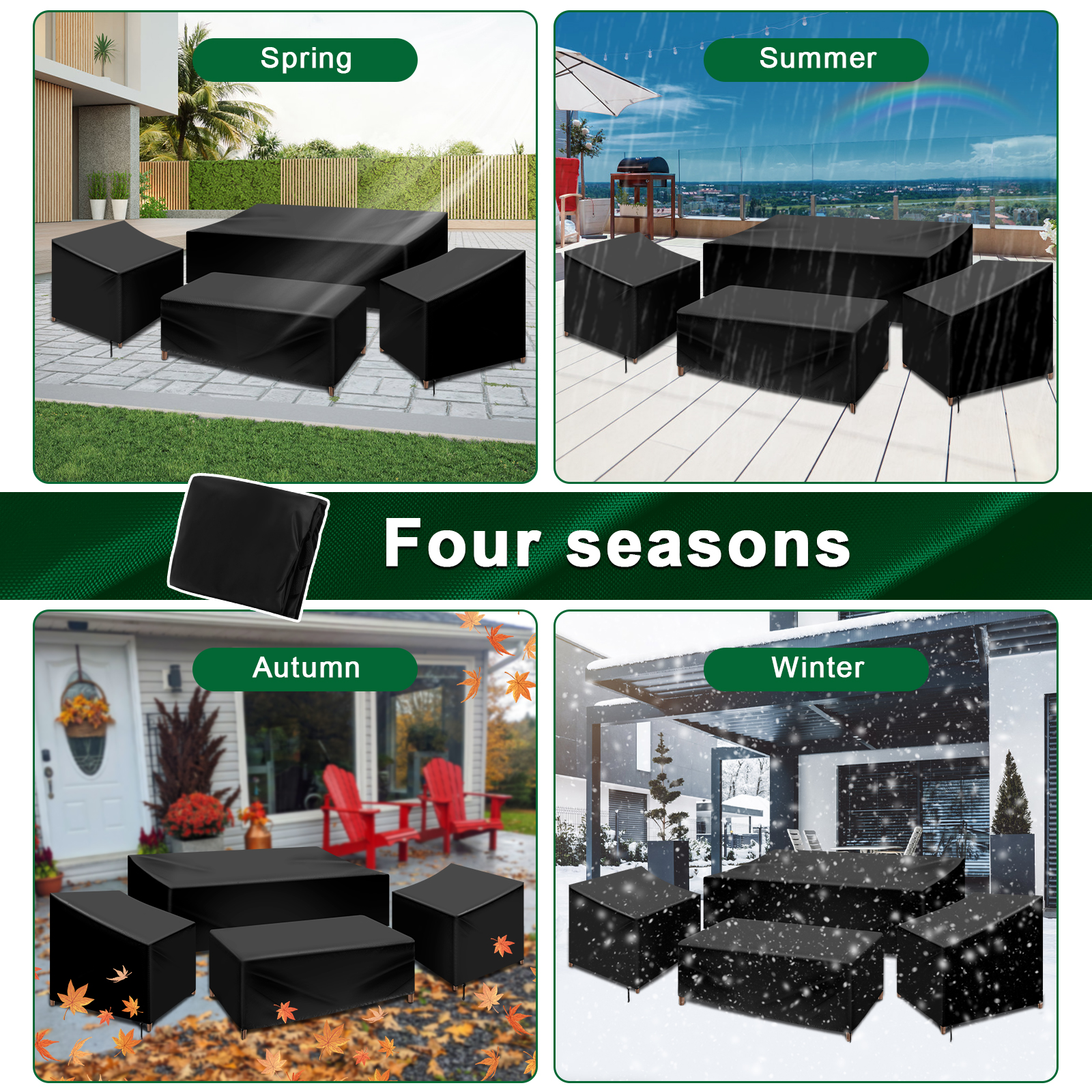 4Pcs Patio Furniture Cover Set - Outdoor Furniture Bali review and price