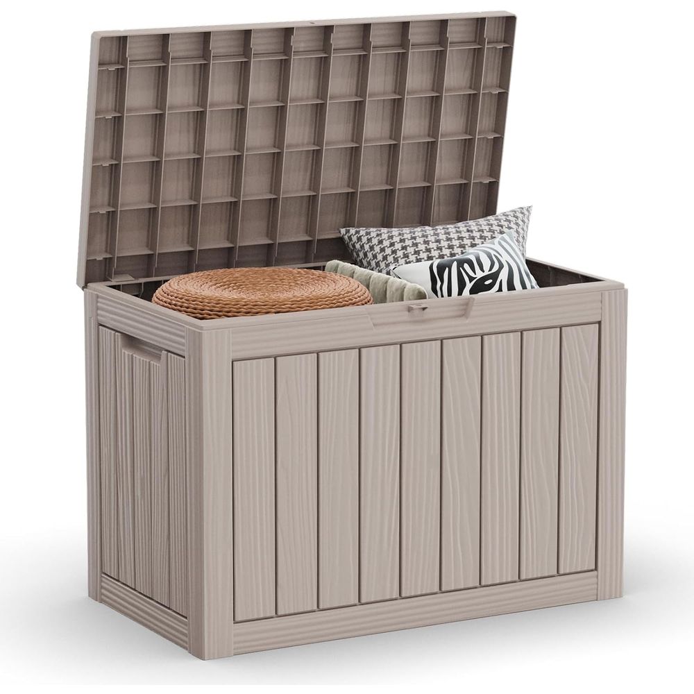 45 Gallon Lockable Outdoor Sto - Garden Storage Box review and price