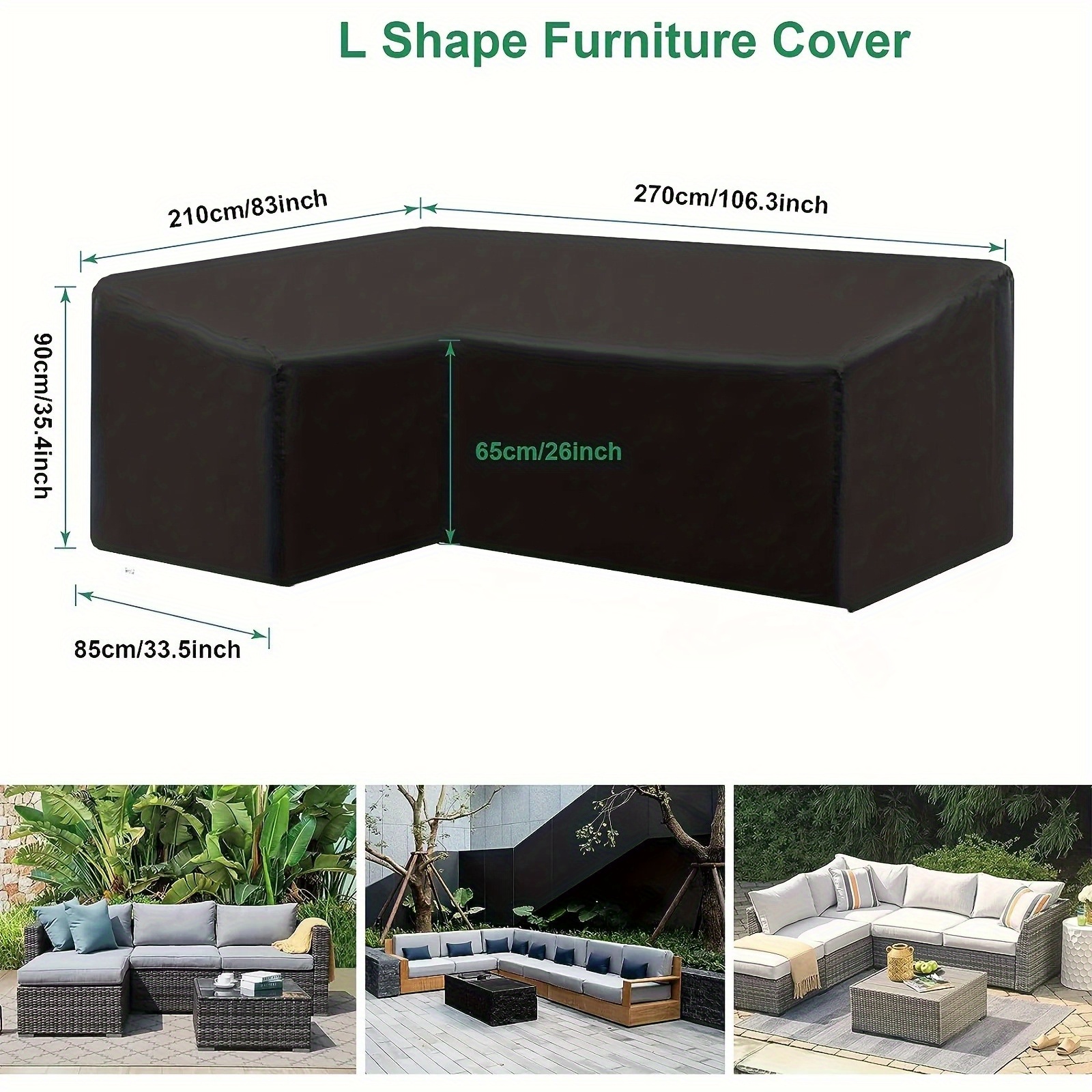 Outdoor L-shaped Outdoor Sofa  - Outdoor Furniture Cover Xl review and price