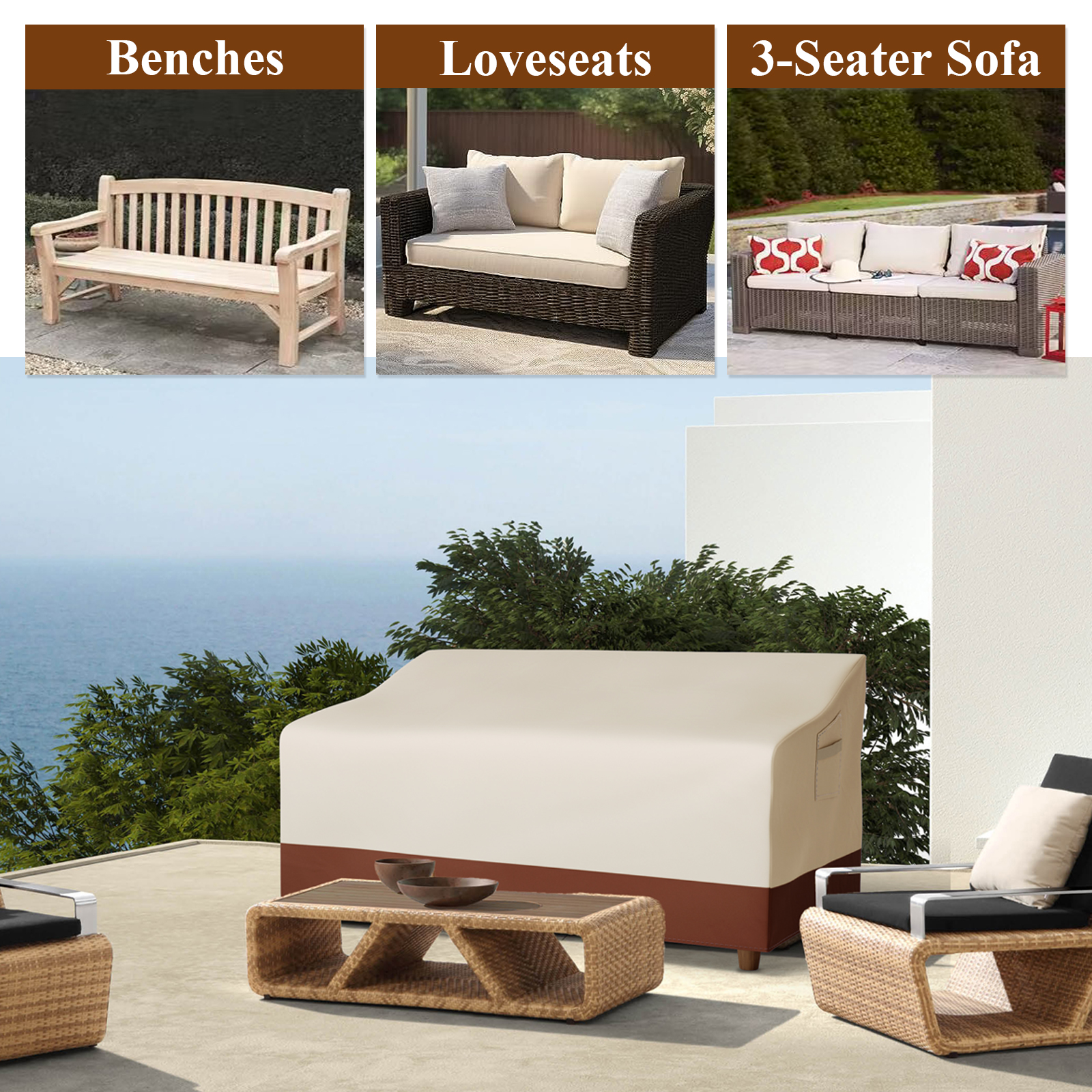 Outdoor Sofa Cover Waterproof  - Outdoor Furniture Plans review and price