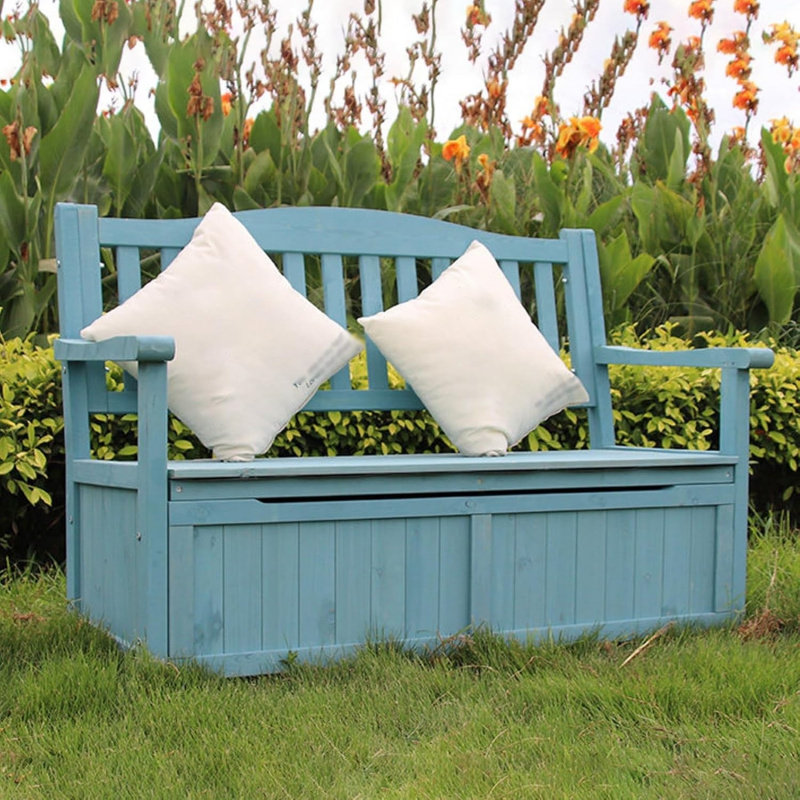 2026 New：48in Wooden Outdoor S - Garden Storage Box review and price