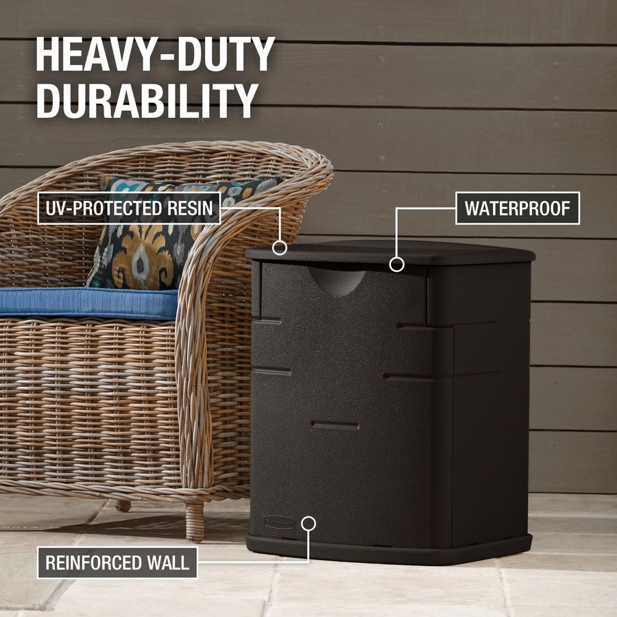 Small Resin Outdoor Storage De - Garden Storage Box review and price