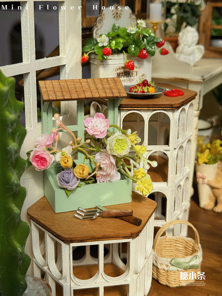 Doll House Miniature Garden Ac - Outdoor Furniture Vintage review and price