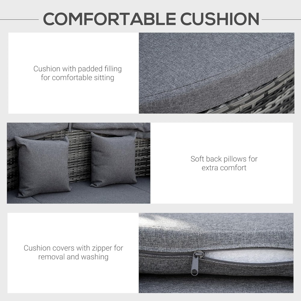 4-Piece Outdoor Rattan Furnitu - Outdoor Furniture On Sale review and price