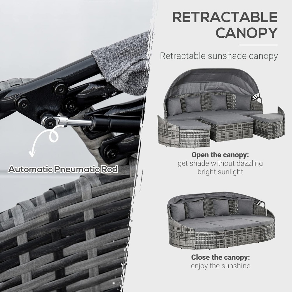 4-Piece Outdoor Rattan Furnitu - Outdoor Furniture On Sale review and price