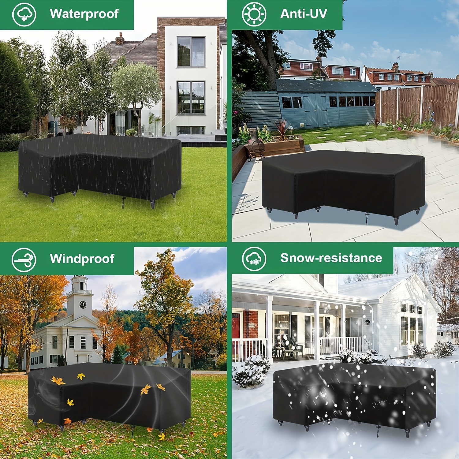 L-shaped Outdoor Sofa Cover, W - Outdoor Furniture Plans review and price