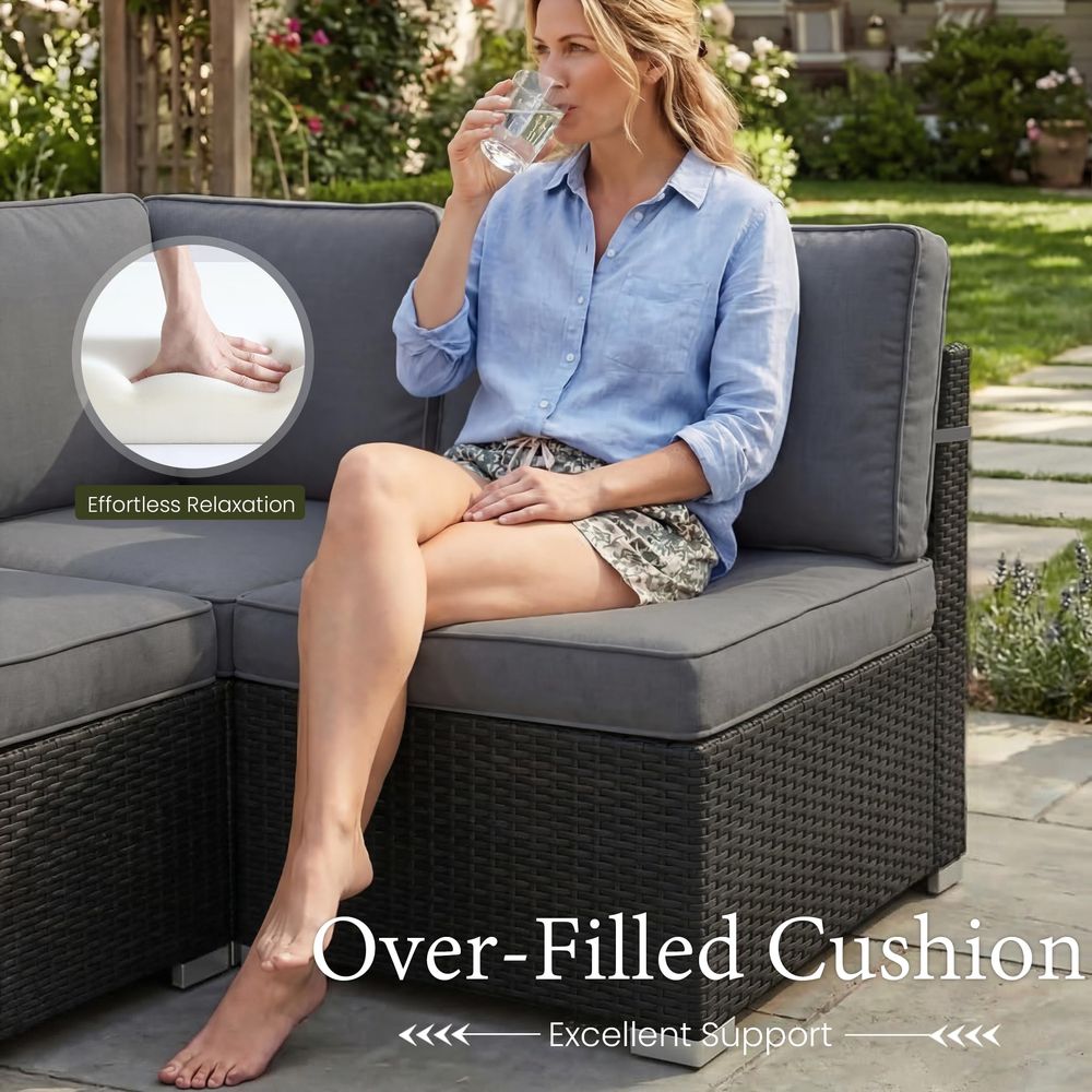 15 Piece Patio Furniture Set w - Outdoor Furniture And Fire Pit review and price
