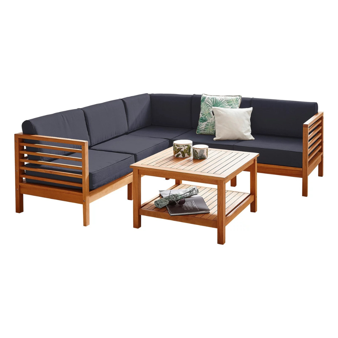 Modern Outdoor Teak Wood Sofa  - Outdoor Furniture Warehouse review and price